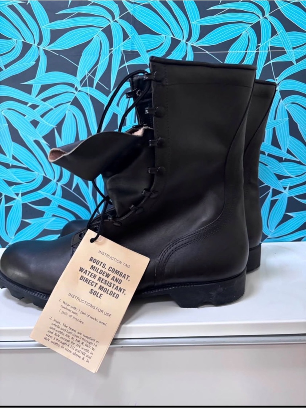 Ro-Search Black Tactical Military Grade Combat Boots with Tags - size 12.5R